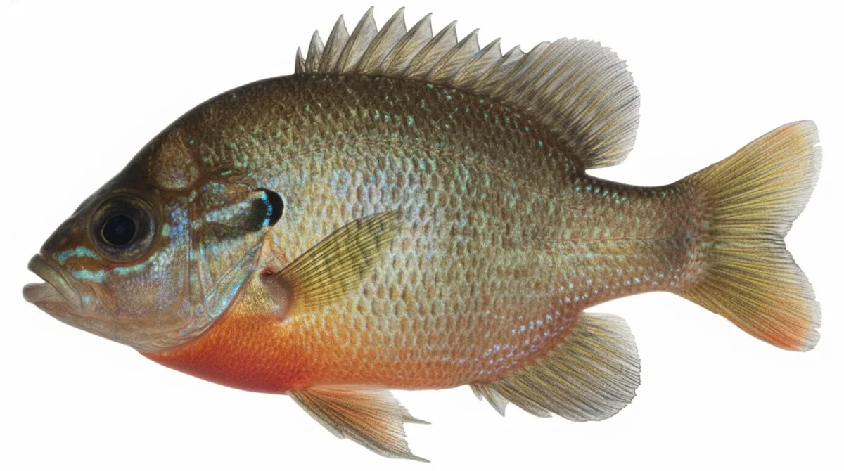 Redbreast sunfish — Lepomis auritus