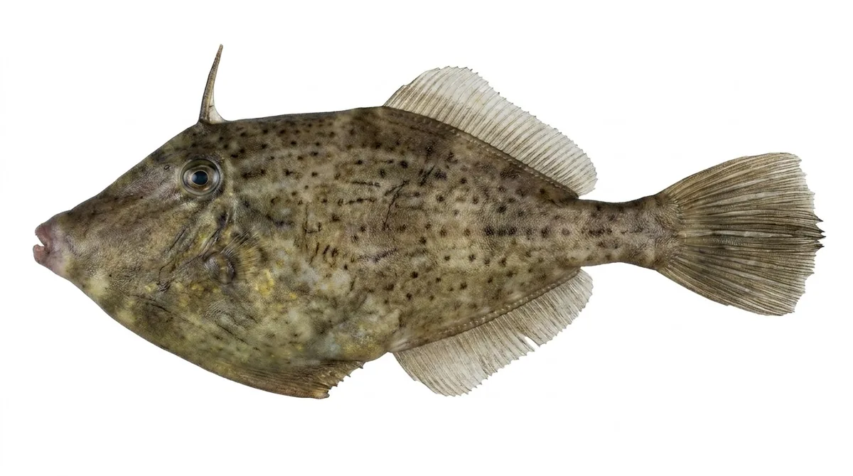 Orange filefish — Aluterus schoepfii