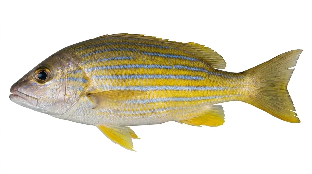 Common bluestripe snapper — Lutjanus kasmira