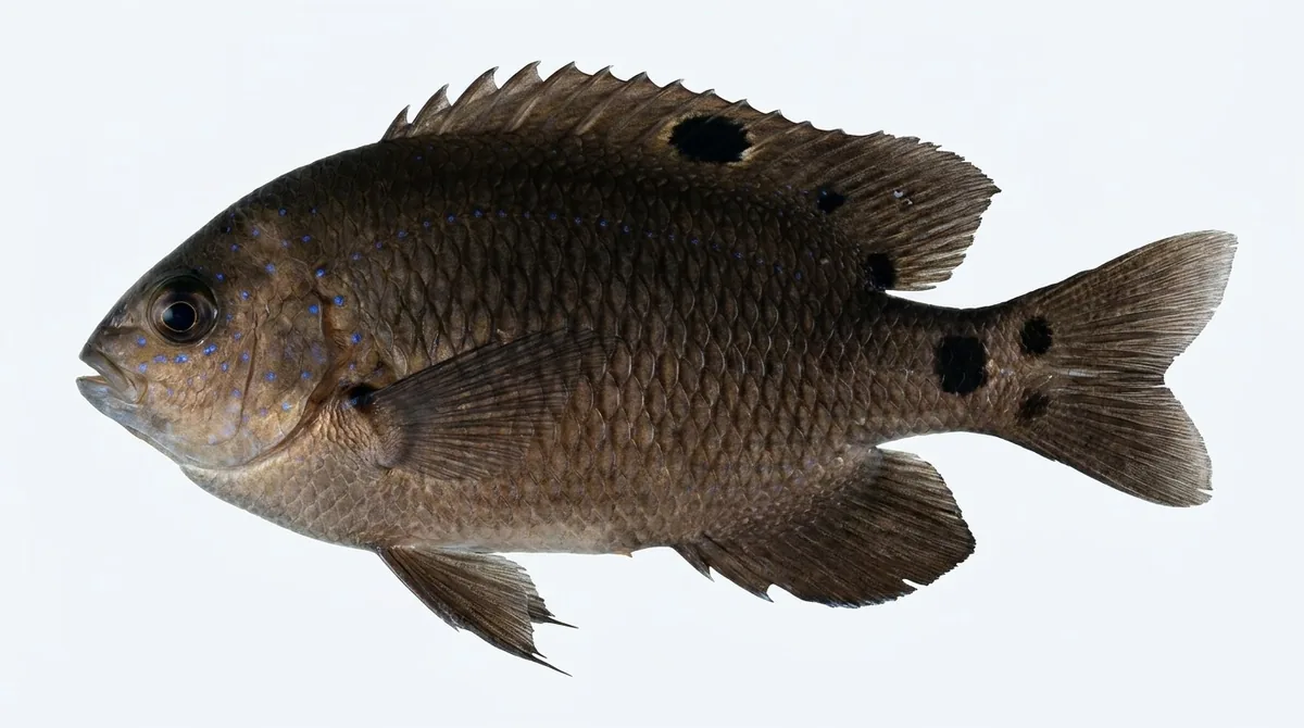 Dusky damselfish — Stegastes adustus