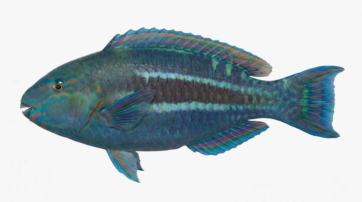 Princess parrotfish — Scarus taeniopterus