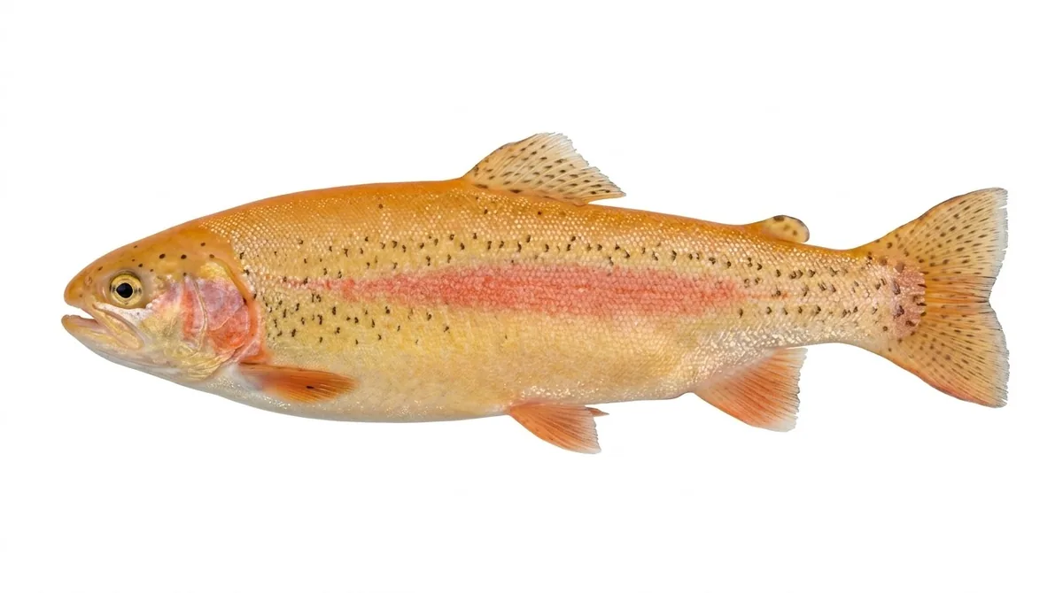 Golden rainbow trout — Oncorhynchus mykiss X Color variant2