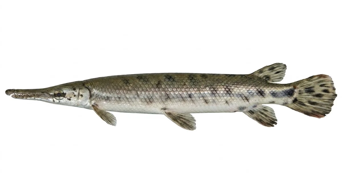 Spotted gar — Lepisosteus oculatus