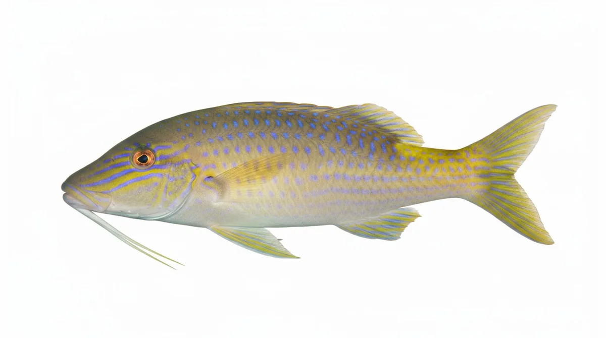 Gold-saddle goatfish — Parupeneus cyclostomus