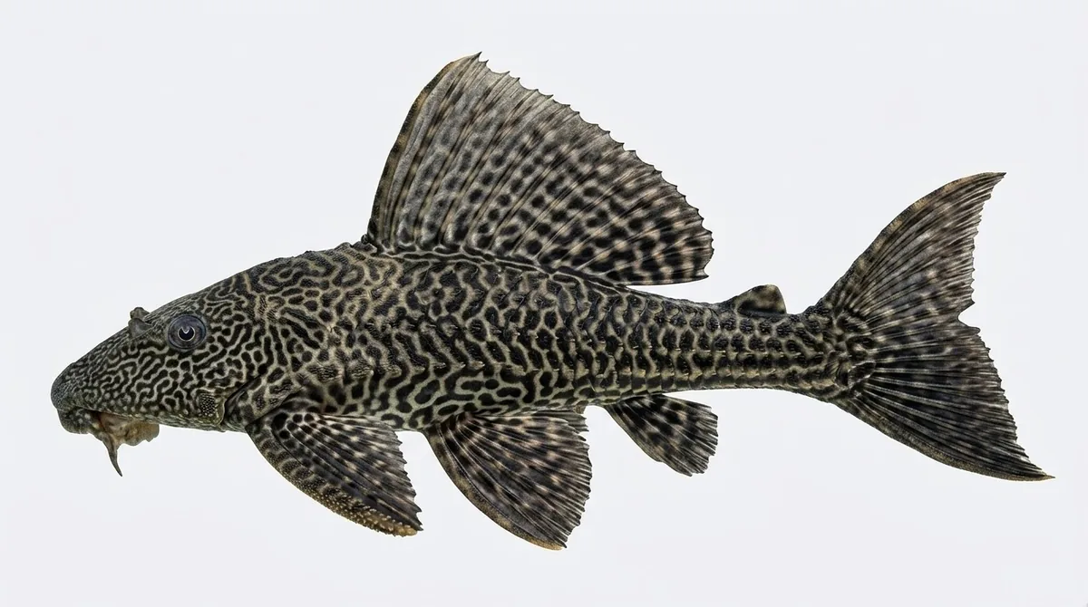 Long-fin armored catfish — Pterygoplichthys multiradiatus