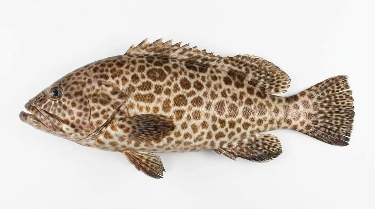 Honeycomb grouper — Epinephelus merra