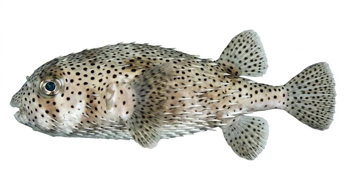 Spot-fin porcupinefish — Diodon hystrix