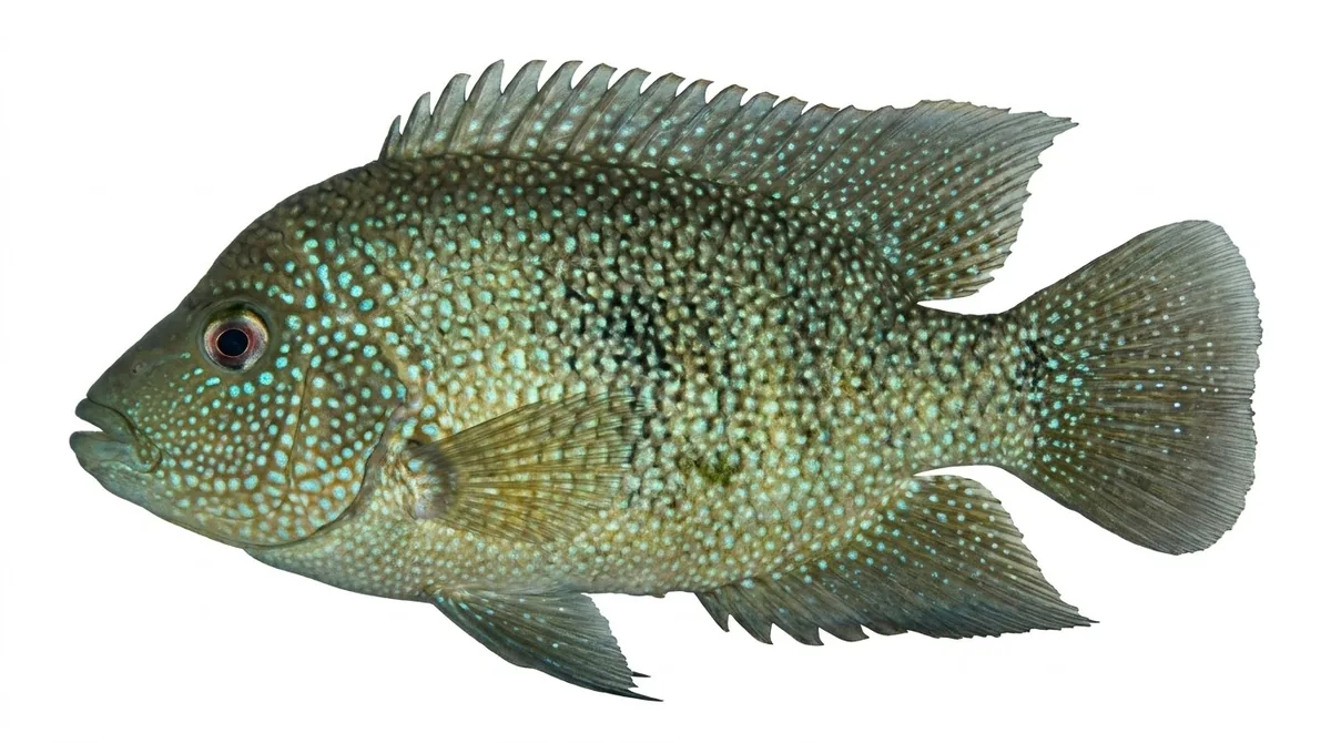 Texas cichlid — Herichthys cyanoguttatus
