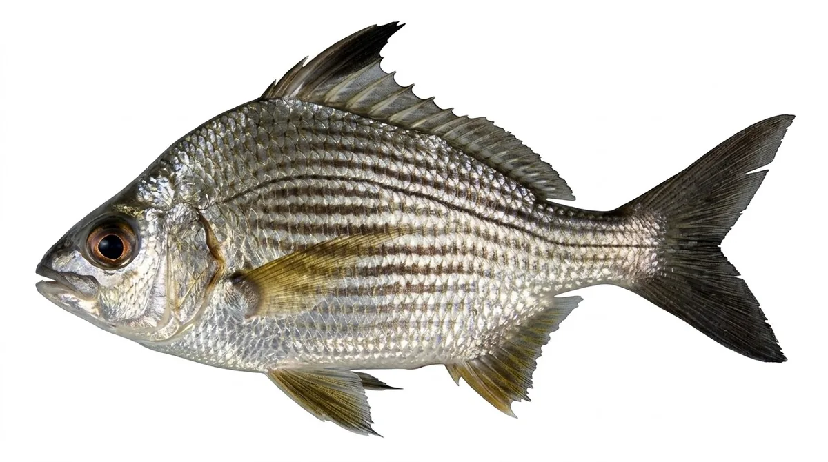 Striped mojarra — Eugerres plumieri