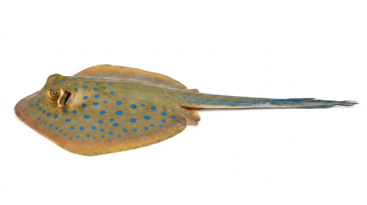Bluespotted ribbontail ray — Taeniura lymma