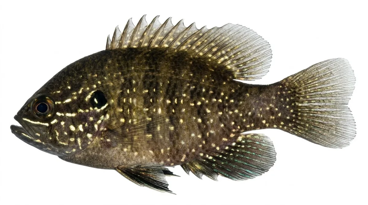 Banded sunfish — Enneacanthus obesus