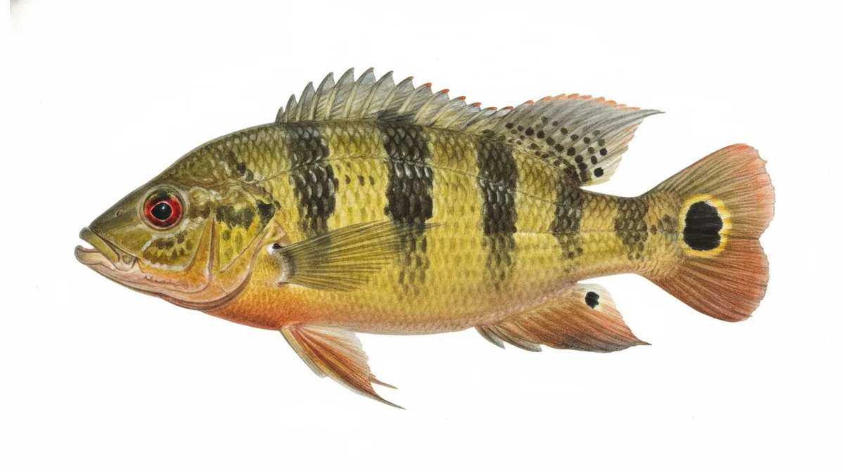 Tucanare peacock bass — Cichla monoculus