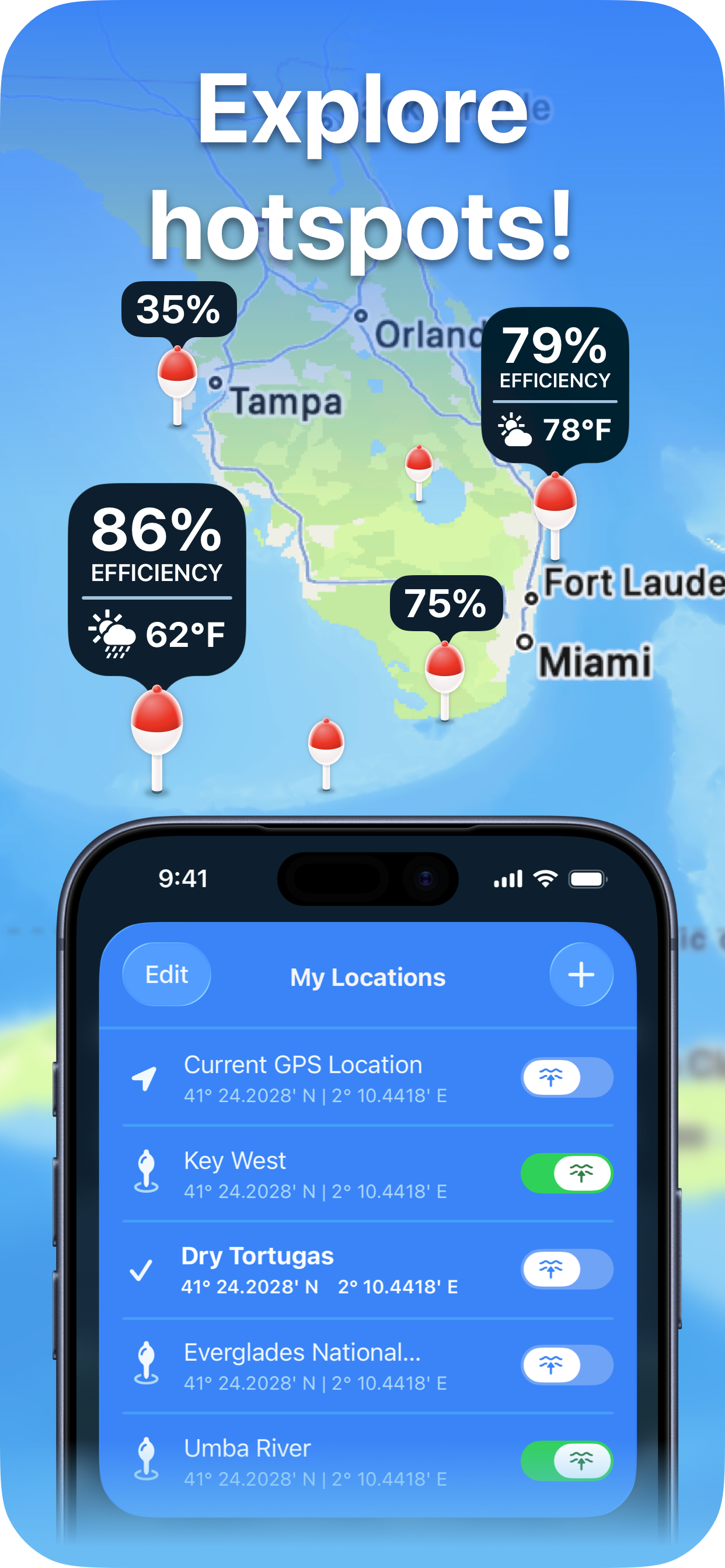 Explore hotspots